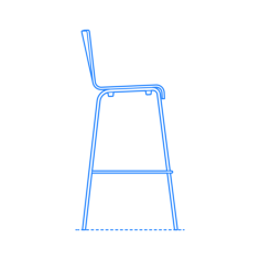 Furniture Stools Barstool Barstool Sticker Svg Vector, Free Vectors File